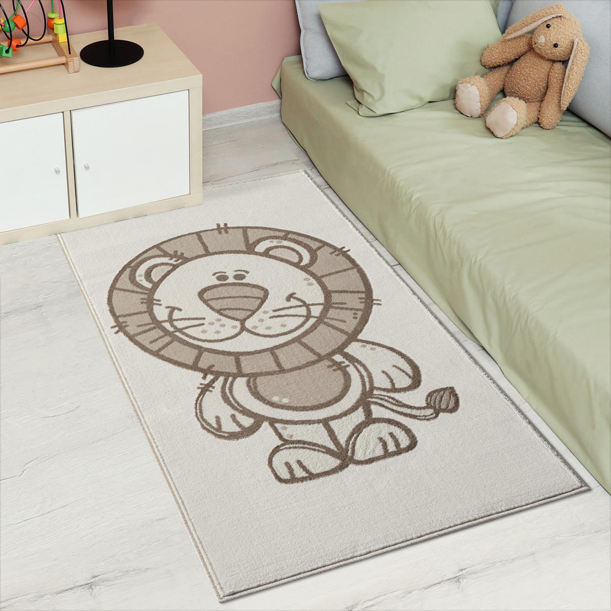KINDERTEPPICH Mara 717 Creme 80x150 cm - Beige/Creme, Textil (80/150cm) - carpet city