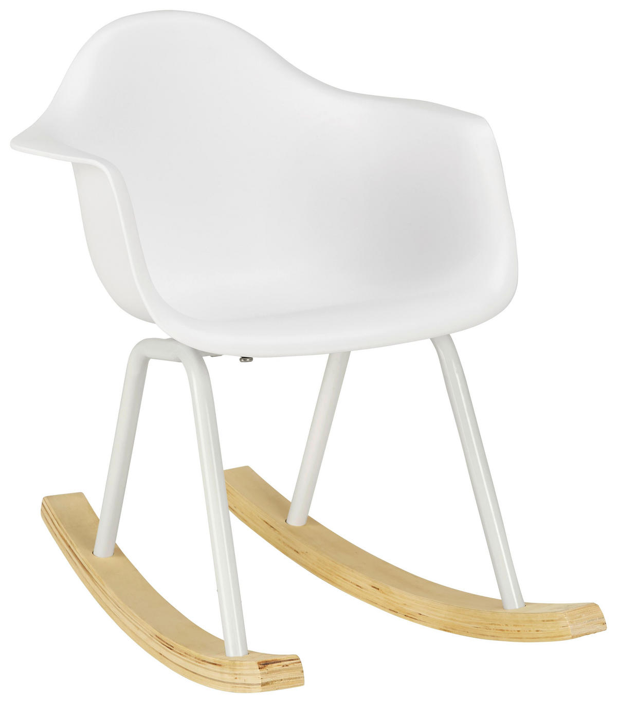 KINDERSTUHL Bobby Weiß Kunststoff - Weiß, Holz (41.5/60/54cm)