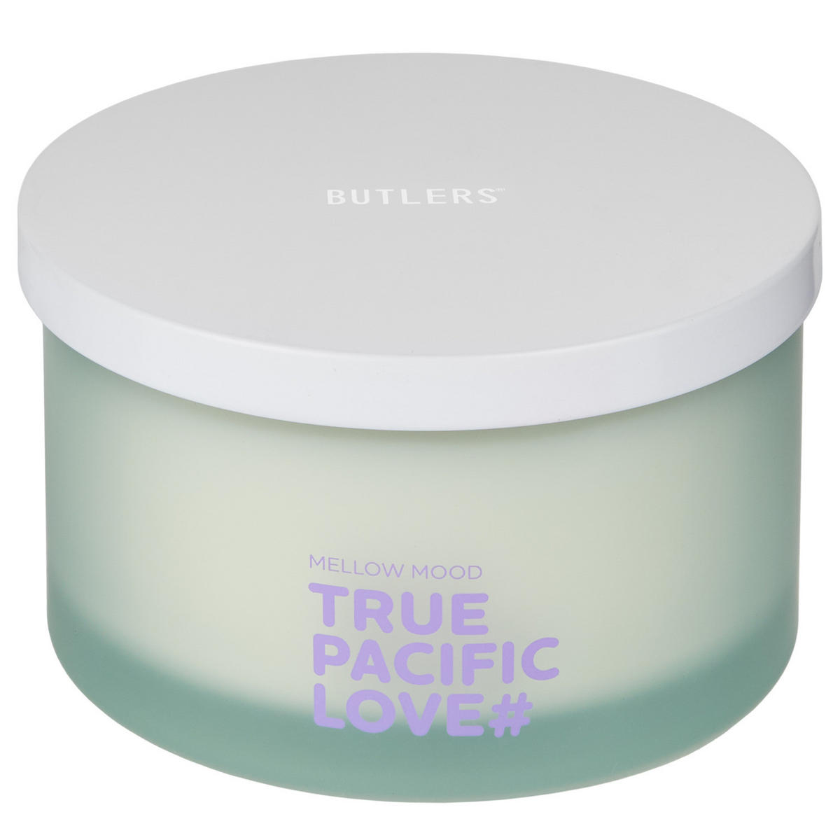 DUFTKERZE Mellow Mood True Pacific Love - Mintgrün, Paraffin (6cm) - Butlers