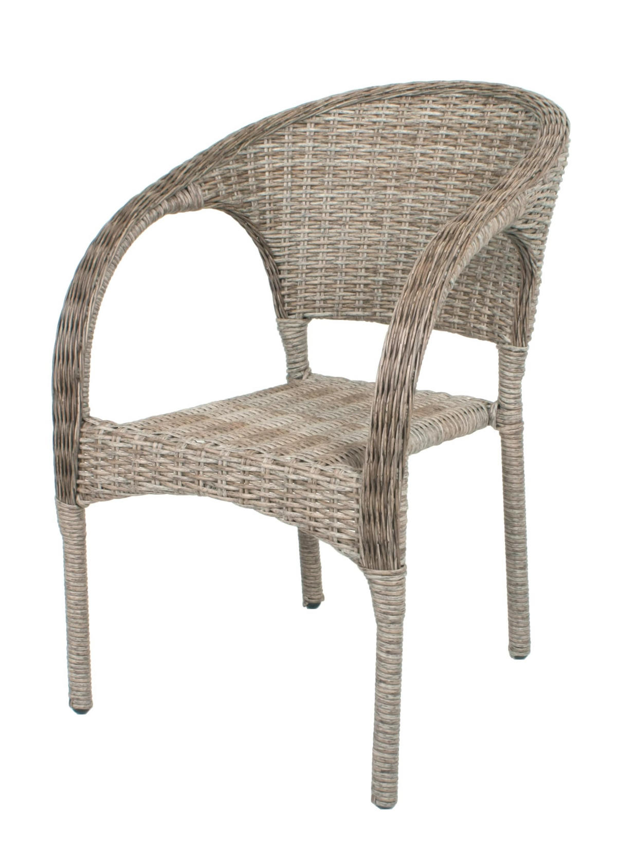 GARTEN-SITZGRUPPE Hanoi 7-teilig Gartenmöbel-Set - Grau, Kunststoff - DELUKE