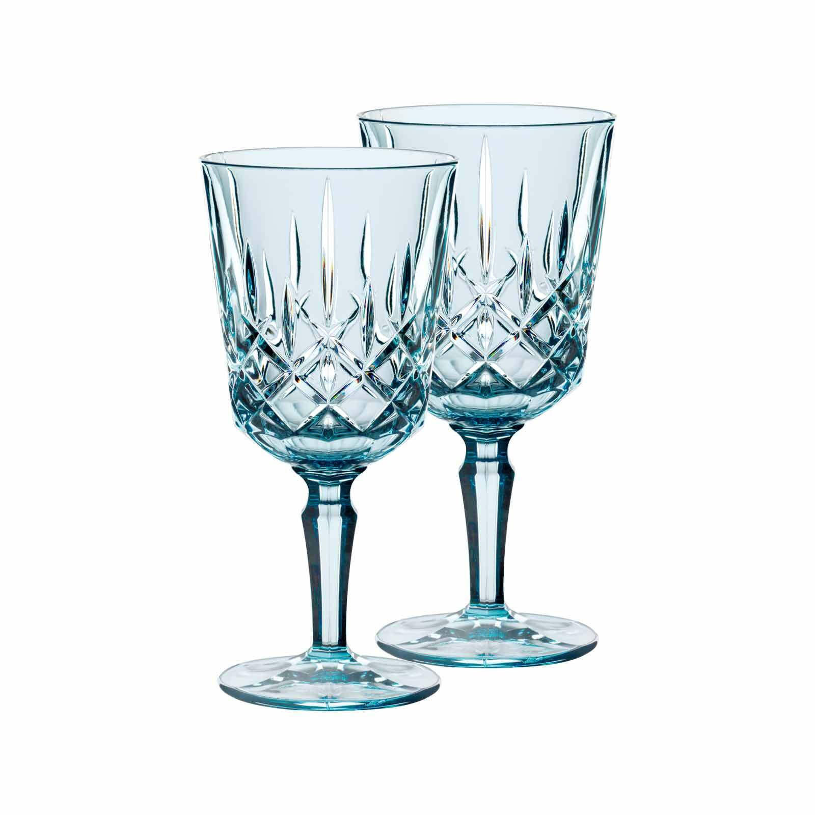 COCKTAIL- / WEINGLÄSER Noblesse Colors Aqua 355 ml 2er Set - Blau, Glas (0.355L) - Nachtmann