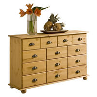 APOTHEKERKOMMODE COLMAR - Kieferfarben, Holz (117/73/35cm) - IDIMEX