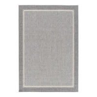TEPPICH für Innen und Außen grau - Grau, Textil (200/290cm) - AFK Living