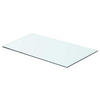 WANDBOARD, 60/30 cm, aus Glas, Transparent - Klar, Glas (30/0.8/60cm) - vidaXL