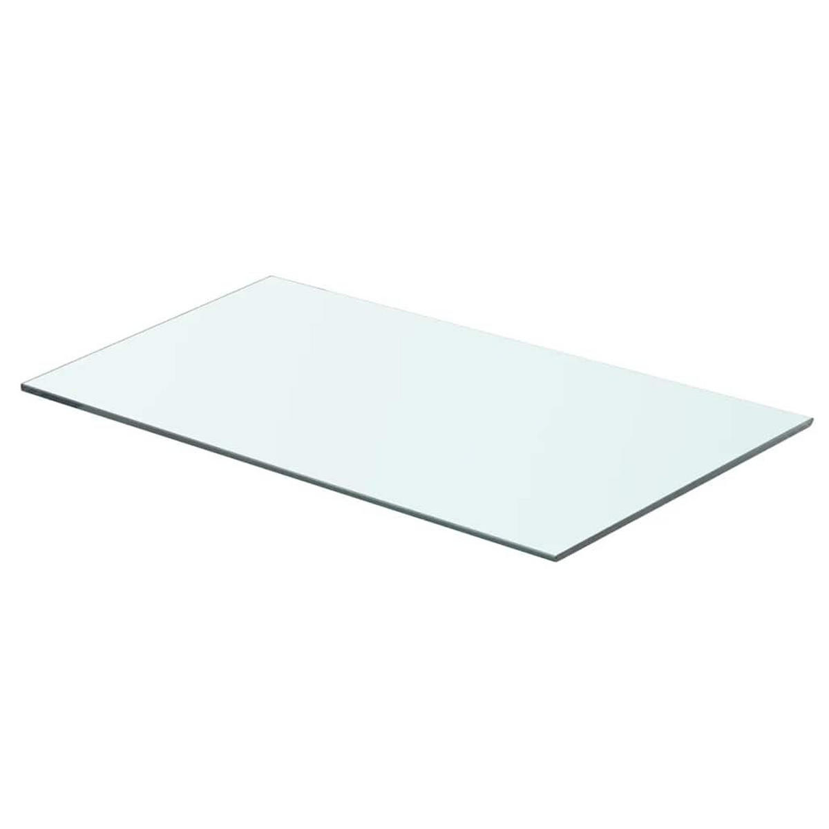 WANDBOARD, 60/30 cm, aus Glas, Transparent - Transparent, Glas (60/0.8/30cm) - vidaXL