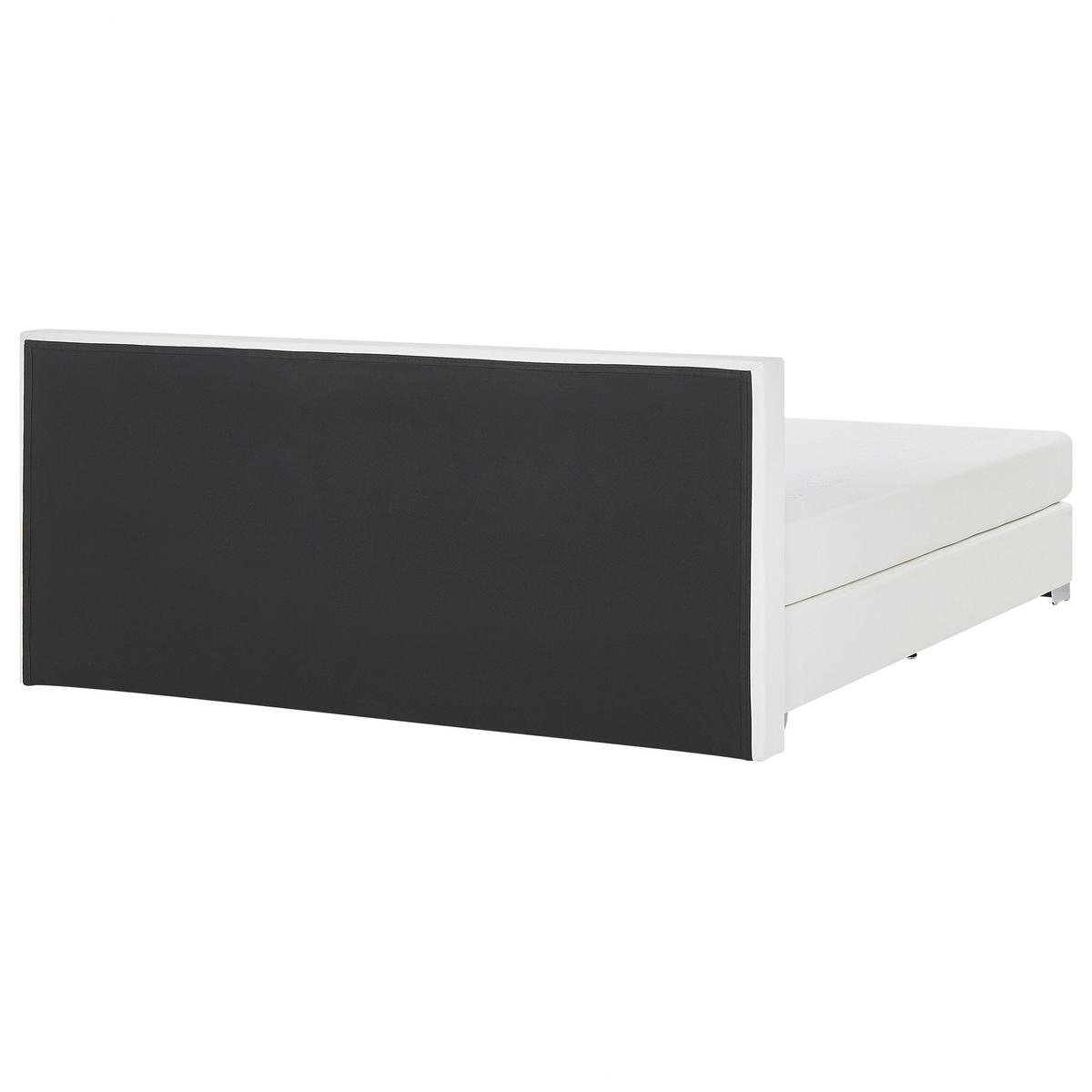 BOXSPRINGBETT 180/200cm Weiß President - Weiß, Kunststoff/Textil (180/200cm) - Beliani