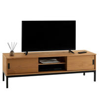 LOWBOARD SELMA - Hellbraun, Holz (145/47/47cm) - IDIMEX