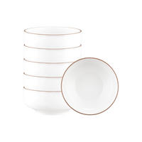 MÜSLISCHALEN Sento Home Pure Lines Cocoa Brown ø 15,4 cm 6er Set - Hellbraun, Keramik (15.4cm) - Seltmann Weiden