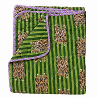 WOHNDECKE Baumwolle 140x220 cm Quilt-Optik – Gesteppt, Weich & Modern - Multicolor, Naturmaterialien (140/220cm) - AU Maison