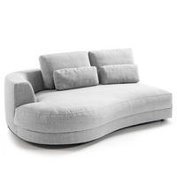 MODULLONGCHAIR - Hellgrau, Textil (194/80/145cm) - home24