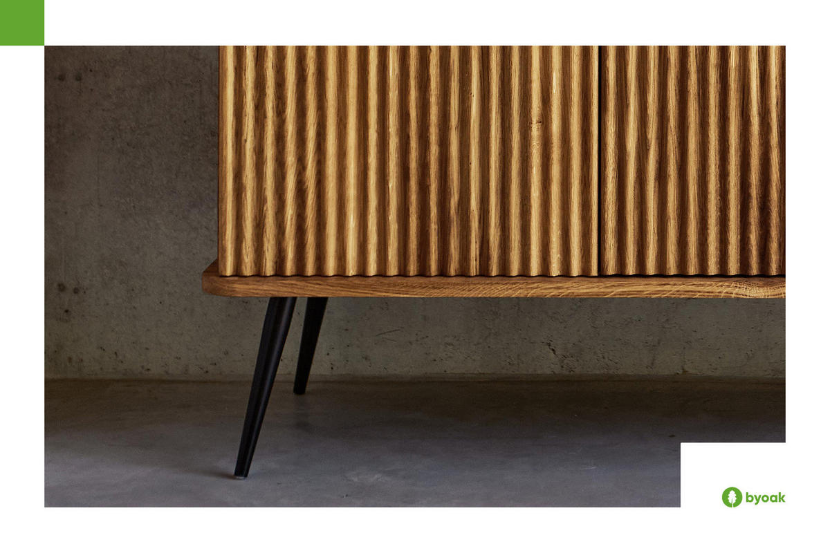 KOMMODE LINA - Kernbuche, Holz (97/72/46cm) - byoak