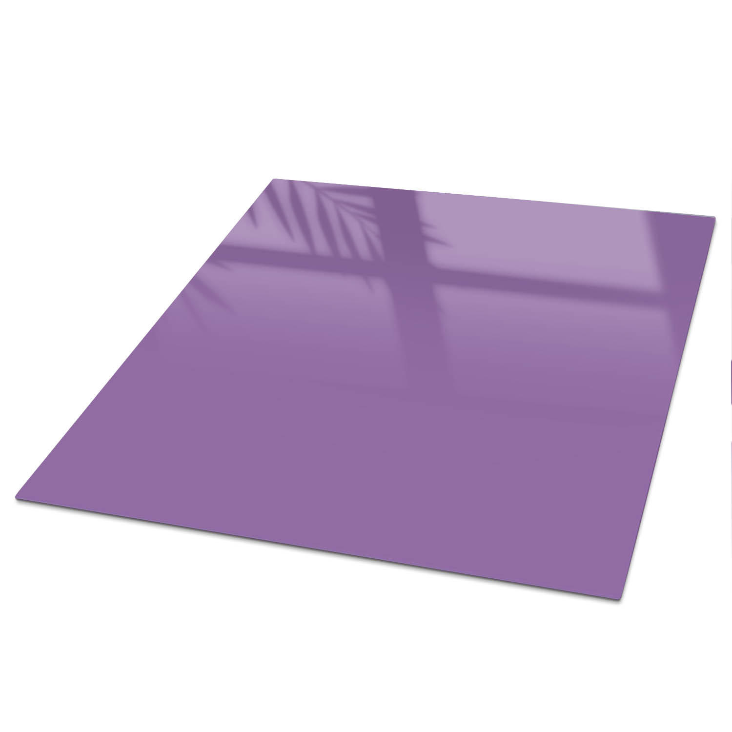 TISCHPLATTE 50x50 cm – Violett - Grün, Glas (50/50/0.4cm) - Wallfluent