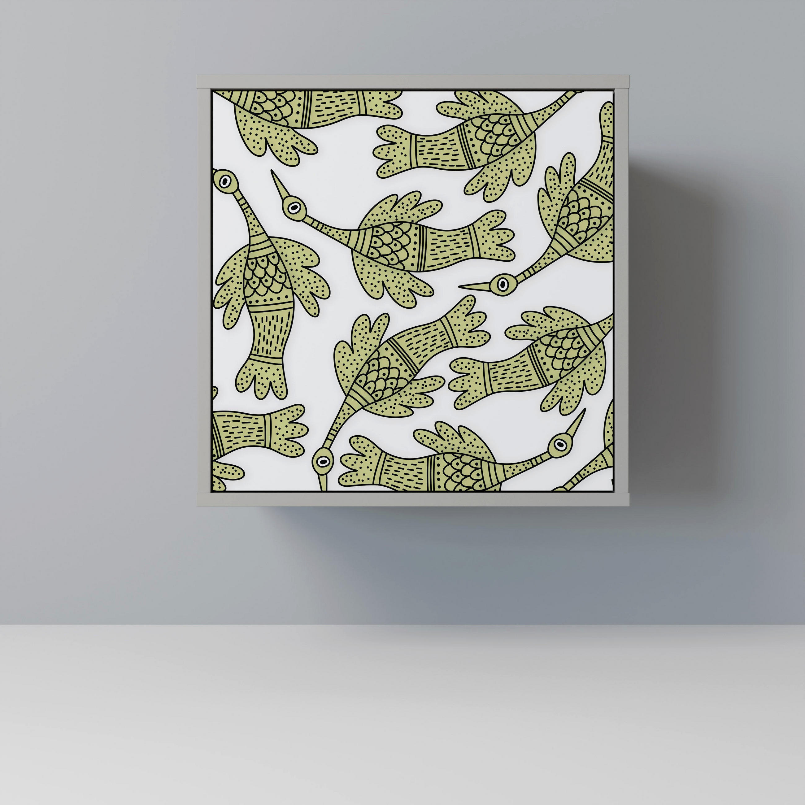 SpaceRebels Sideboard Grau 57.5x57.5x42 cm