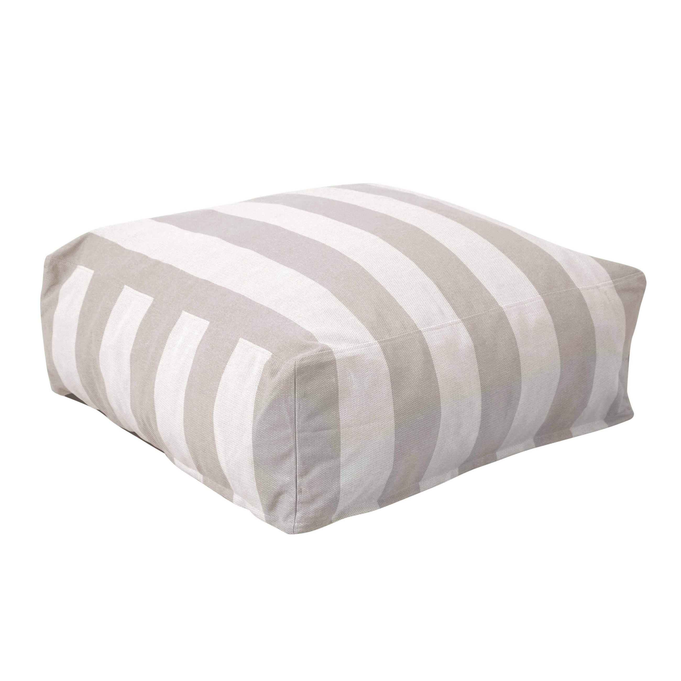 OUTDOOR-SITZSACK, Beigefarbe - Beige, Textil - Oviala