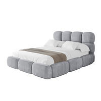 POLSTERBETT mit Bettkasten und Lattenrost, Bett mit Matratze H3/H4 - NOMA 120x200 Hellgrau - Hellgrau, Holzwerkstoff/Textil (120/200cm) - ALTDECOR