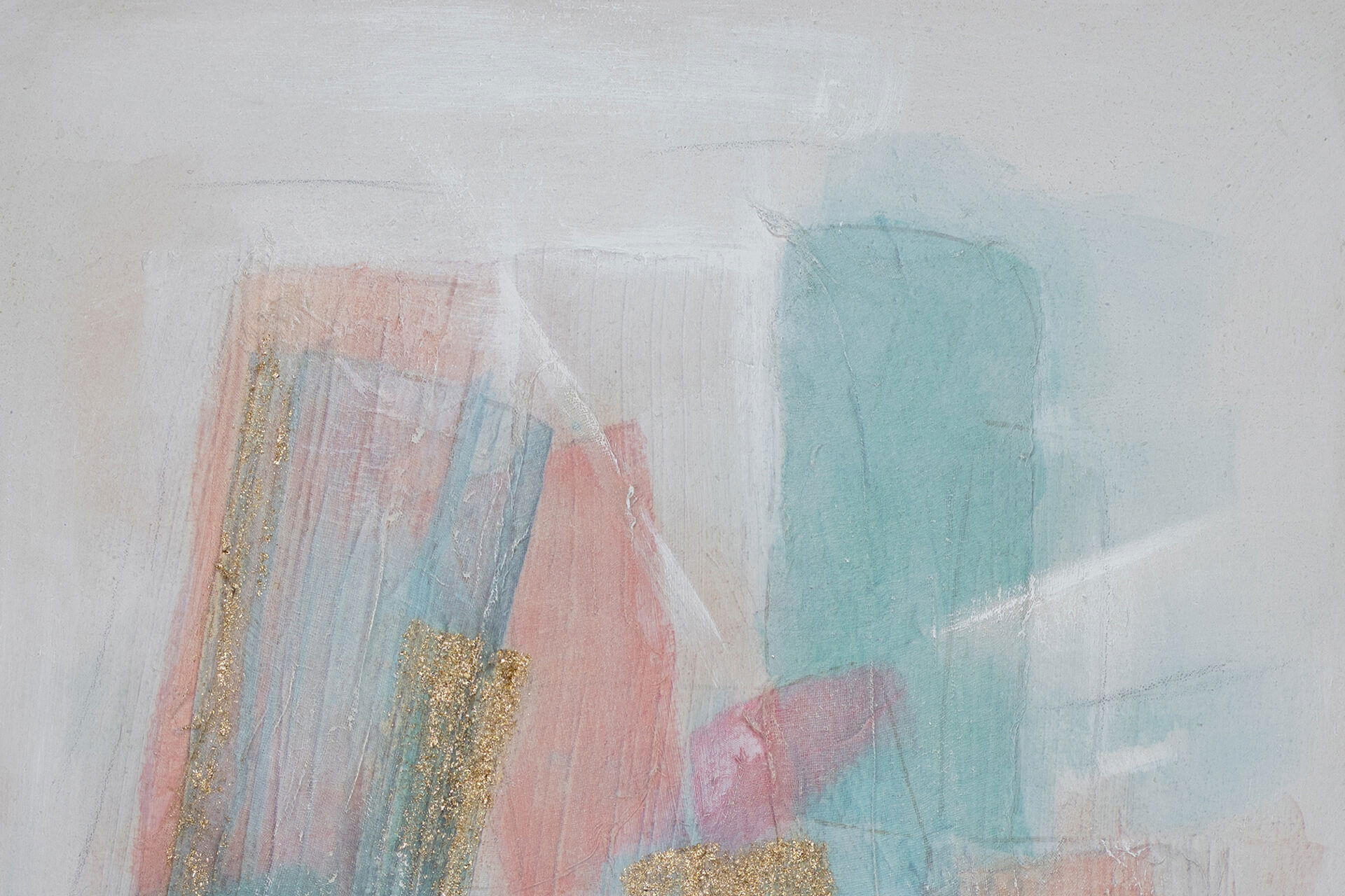 ACRYLBILD HANDGEMALT 75/100 cm - Beige/Weiß, Holz/Textil (1.4/100cm) - KUNSTLOFT