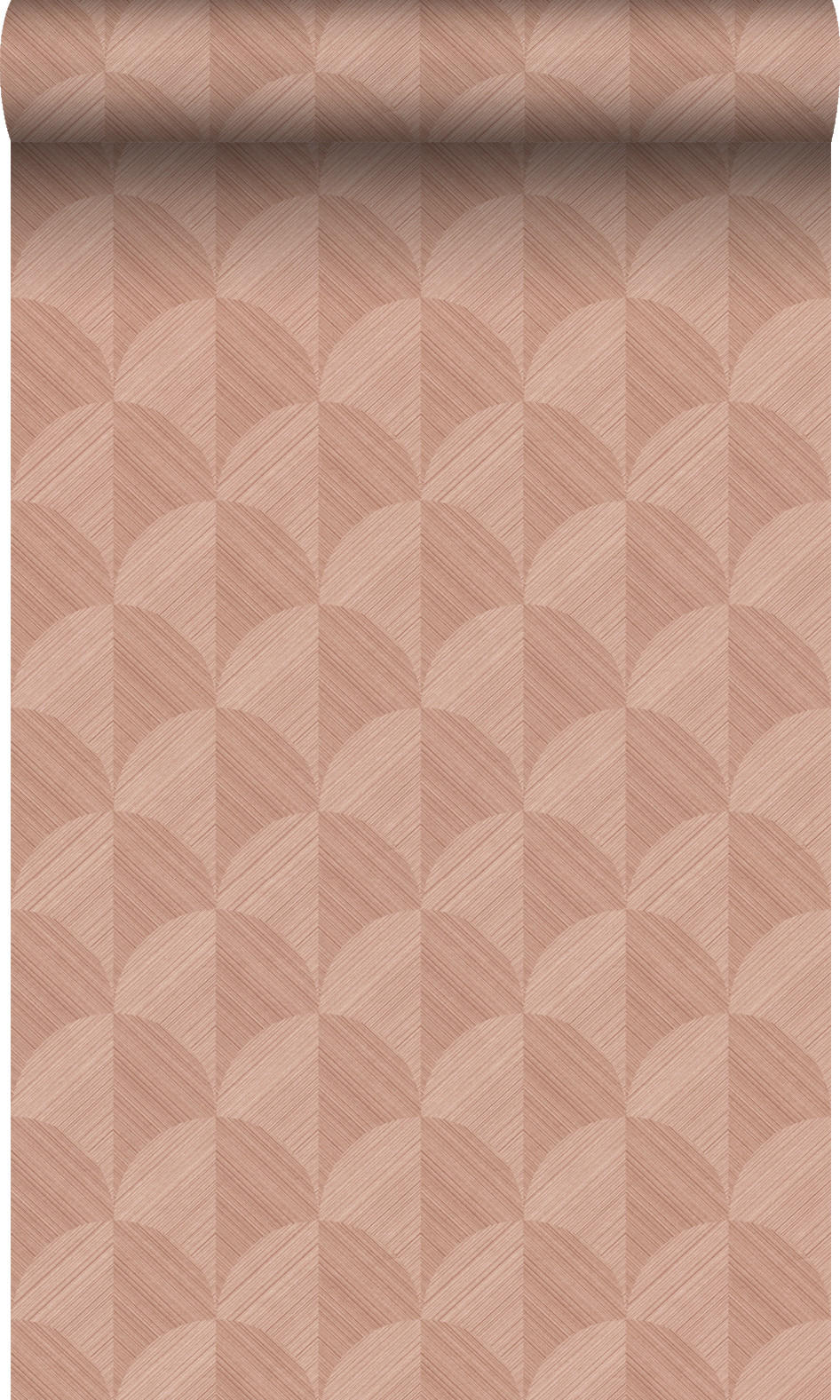 TAPETE 3D Muster 50 x 900 cm - Terracotta, Papier (50/900cm) - Origin Wallcoverings