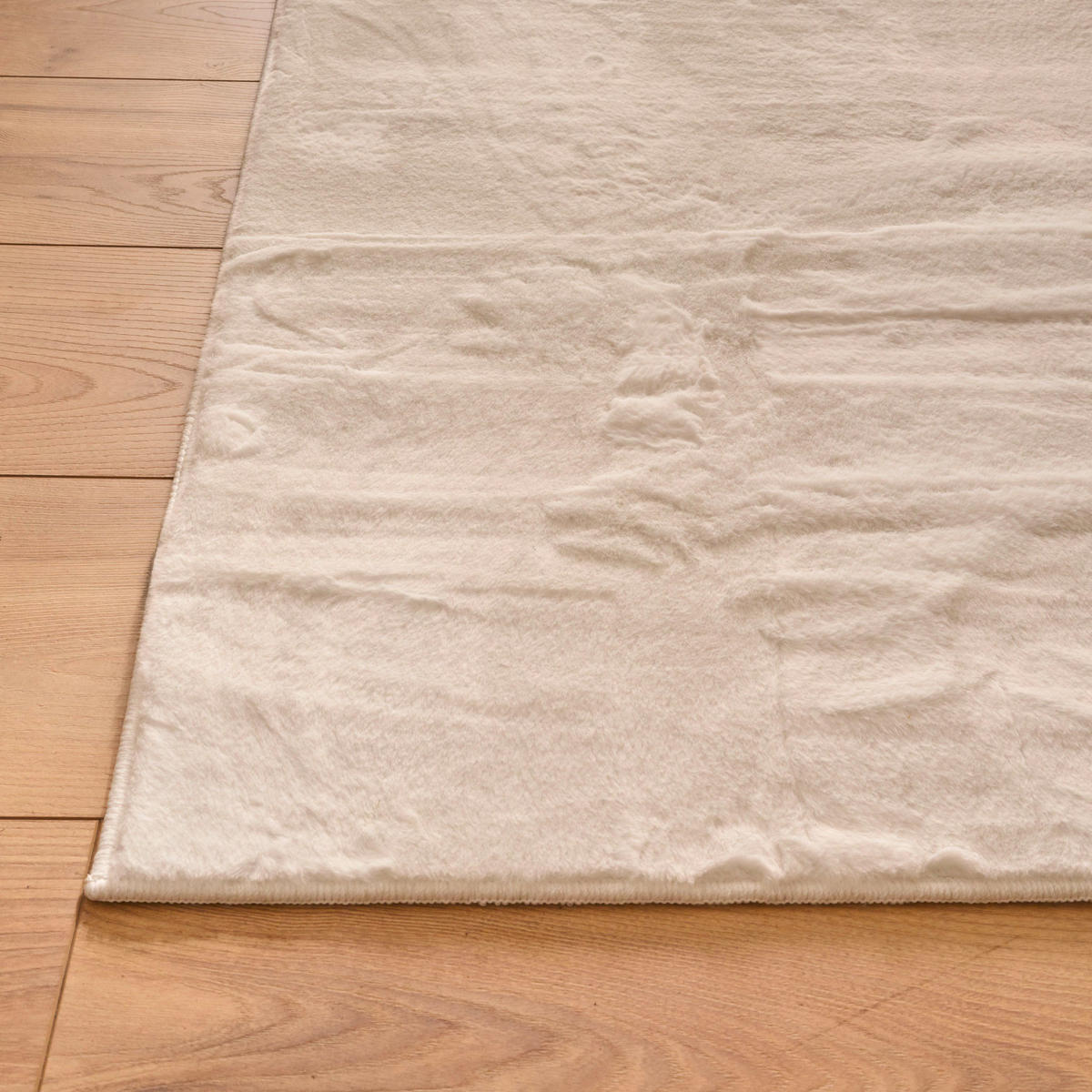 TEPPICH uni ultra weich weiß Nube 120x160cm - Weiß, Textil (120/160cm) - Nazar Rugs