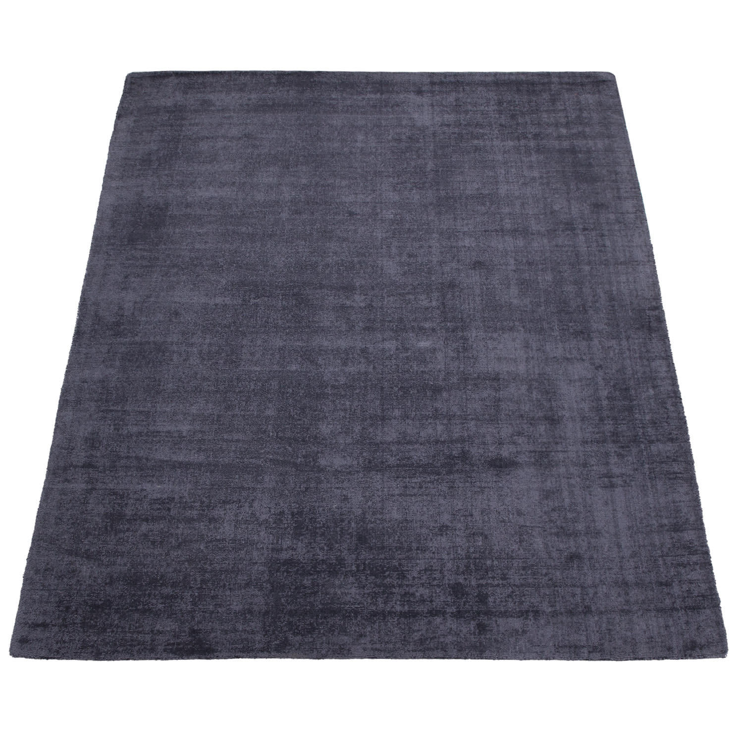 Paco Home Kurzflorteppich Anthrazit 80x150 cm