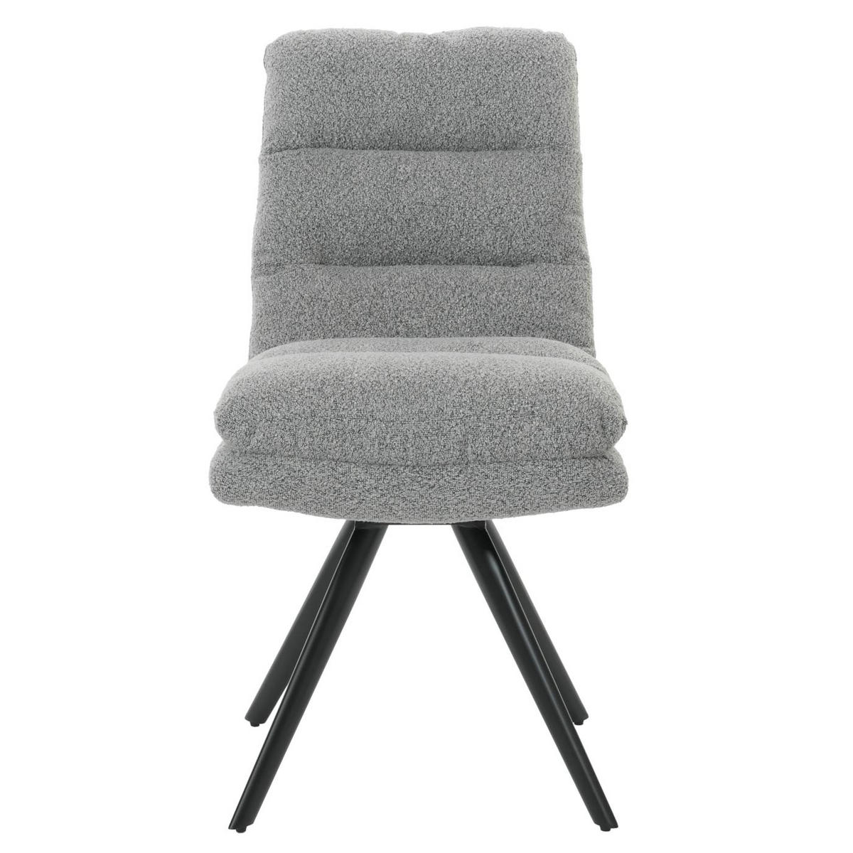ESSZIMMERSTUHL Grau - Grau, Textil (48/92/68cm) - MCW