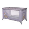 BABY REISEBETT Laufstall Moonlight violett seitliche Öffnung Tragetasche faltbar - Violett, Kunststoff (60/120cm) - Lorelli