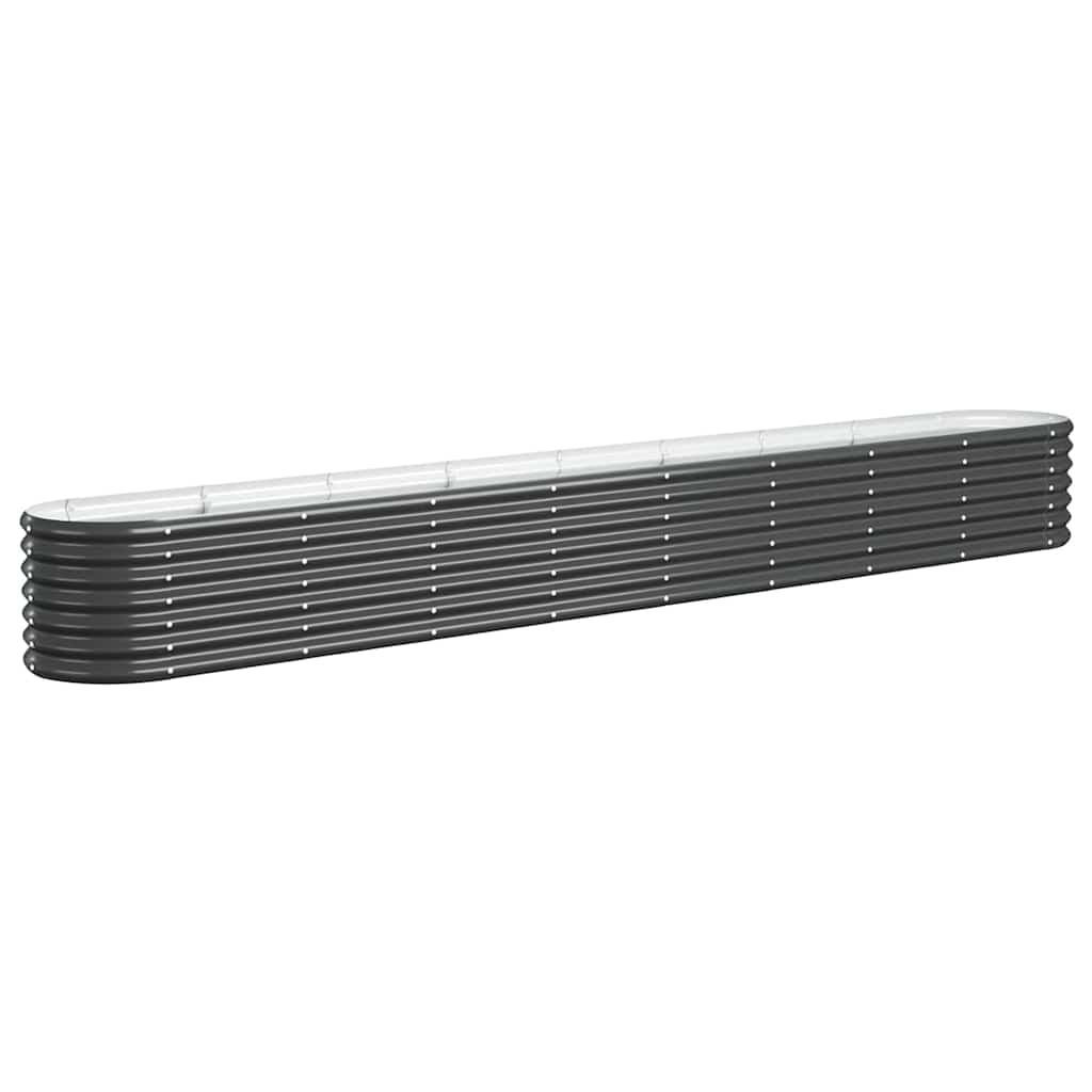 vidaXL Hochbeet Anthrazit 332x36x332 cm