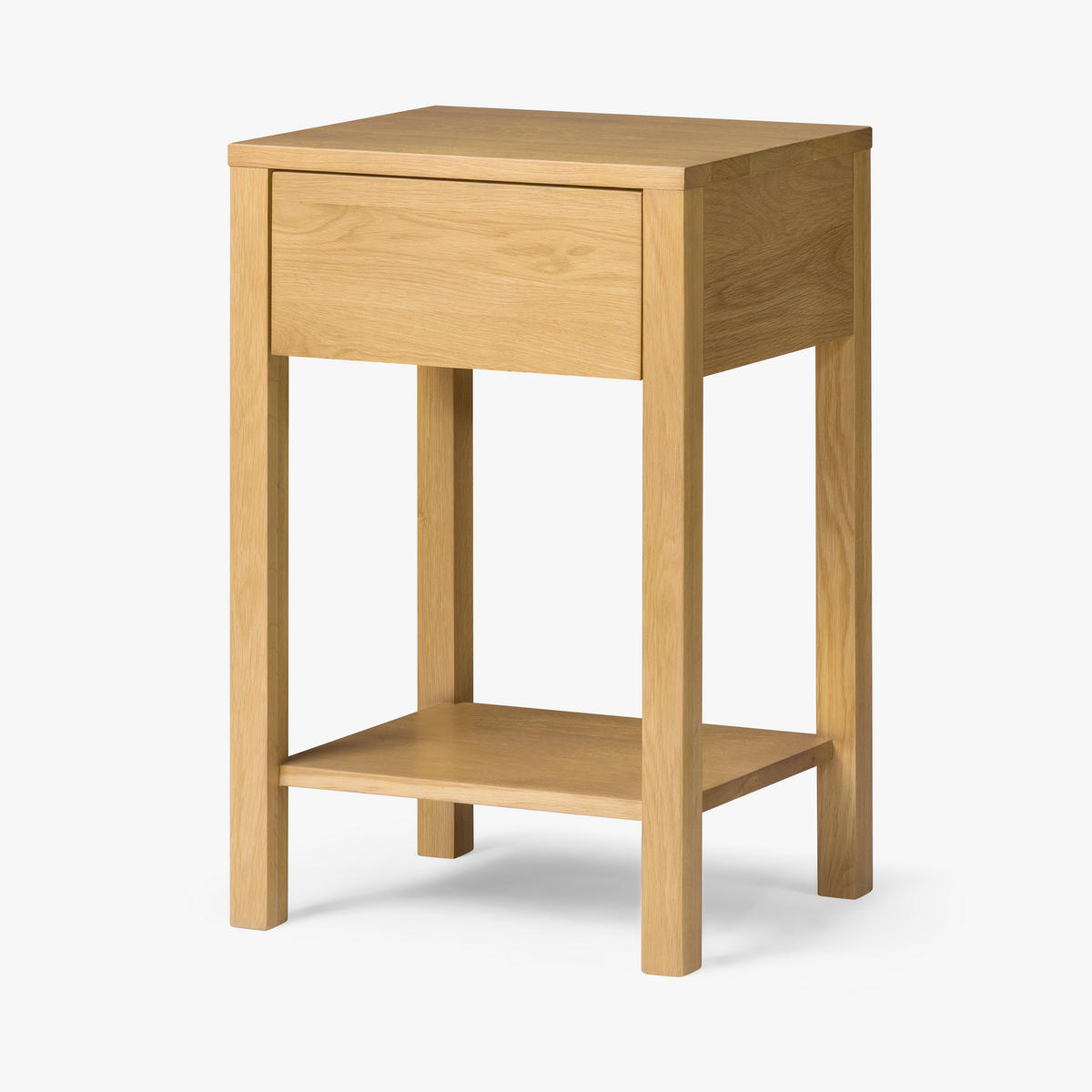 NACHTTISCH Tommy, Eiche, 35/40/57 cm - Beige, Holz (40/61/35cm) - WOODEK