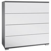 KOMMODE Pavos Weiß matt - Weiß, Holzwerkstoff (76/76/35cm) - Vladon