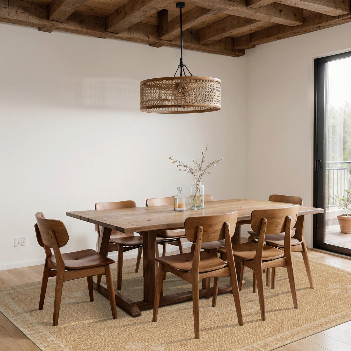 TEPPICH für Innen- und Außenbereiche im Jute-Look beige - Beige, Textil (200/290cm) - AFK Living