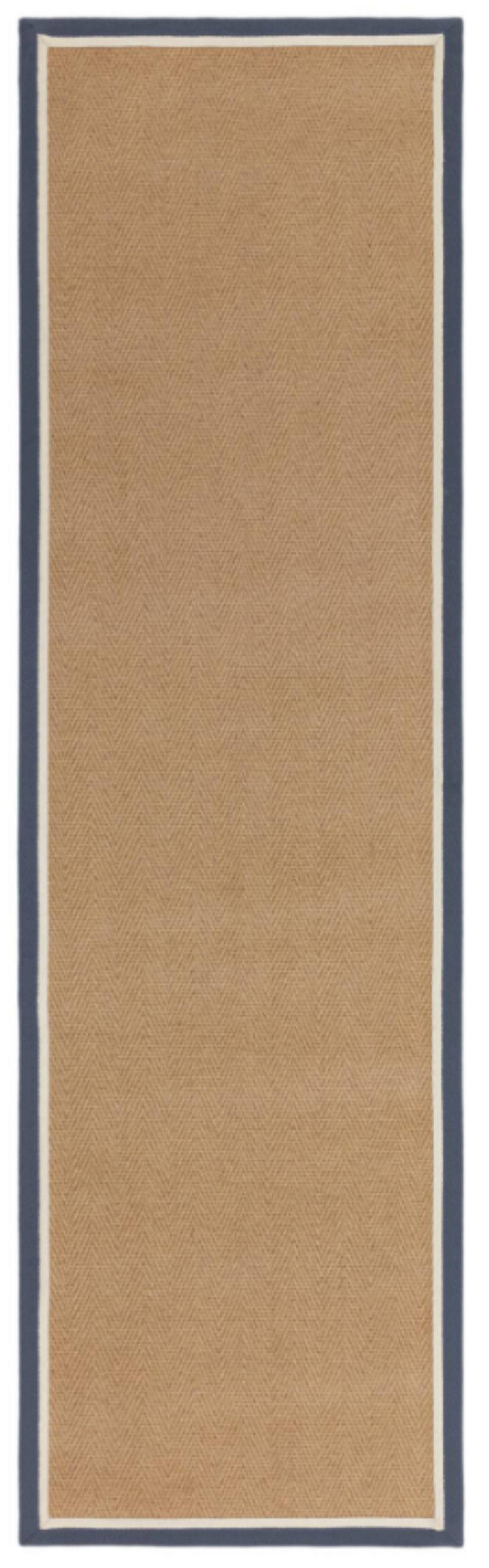 TEPPICH modern Wohn-/Schlafzimmer Naturfaser DORO Grau 45x75 cm - Grau, Naturmaterialien (45/75cm) - Novatrend