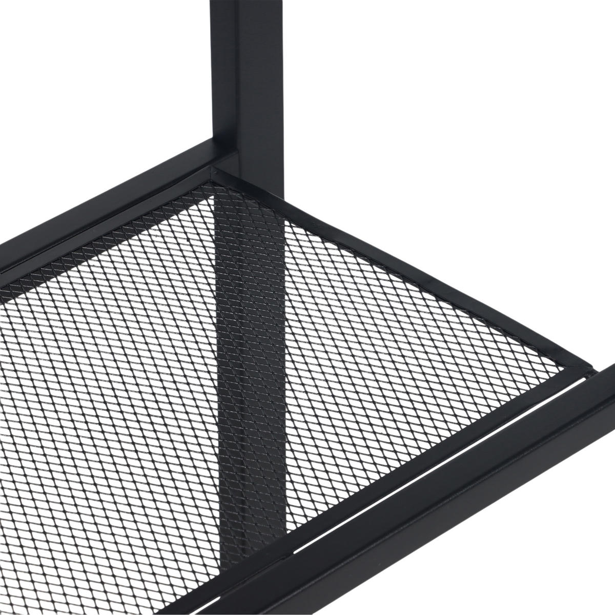 KONSOLENTISCH - Schwarz, Holzwerkstoff/Metall (23/80/75cm) - Relaxdays