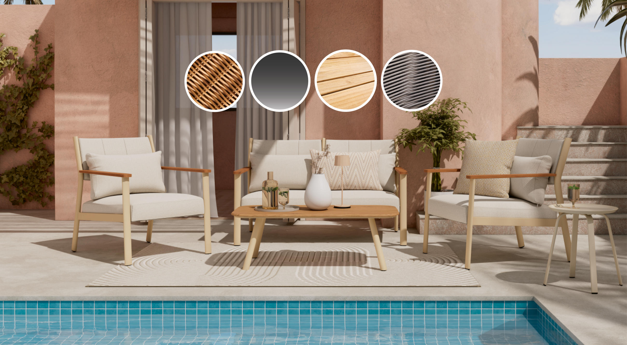 Gartenmöbel Materialien