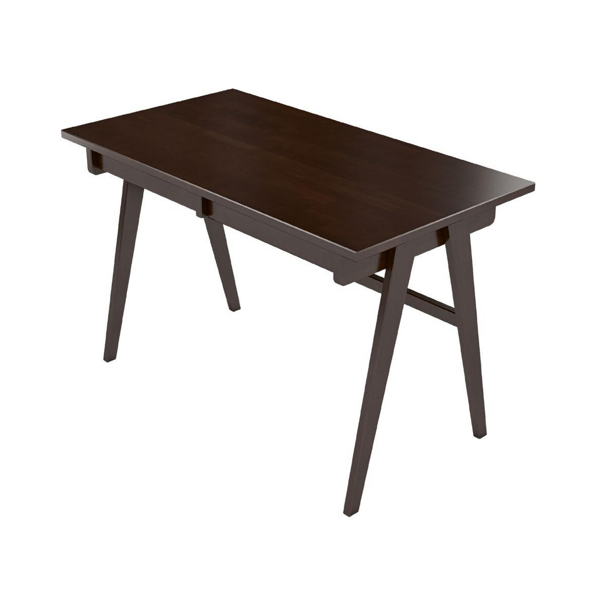 SCHREIBTISCH Edda, 120/65/75 cm in Palisanderfarbe, Buchenholz - Wengefarben, Holz/Buchenholz (65/120/75.5cm) - Visby