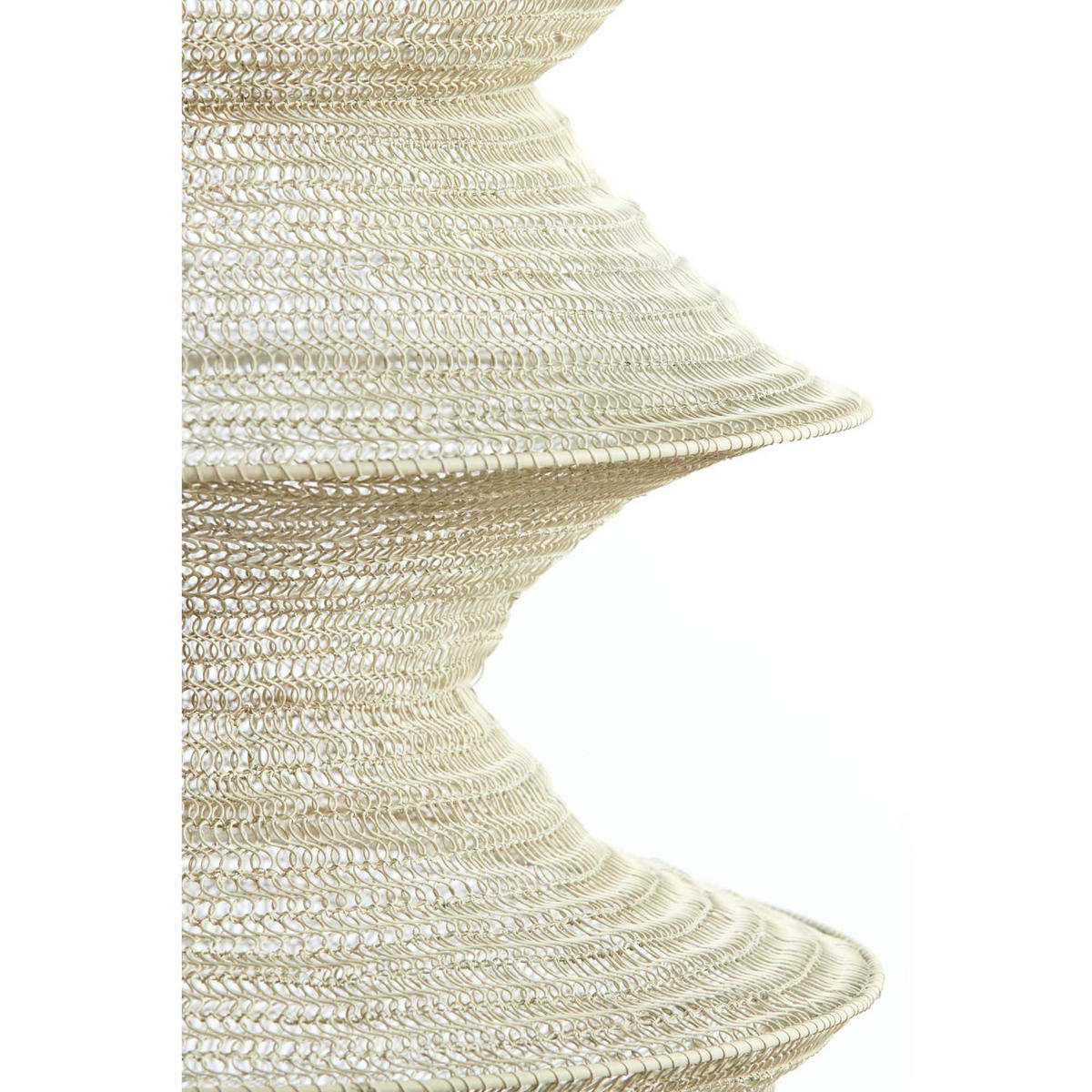 HÄNGELAMPE Nakisha Grau Ø40/70 cm - Grau, Metall (40/40/70cm) - Light & Living