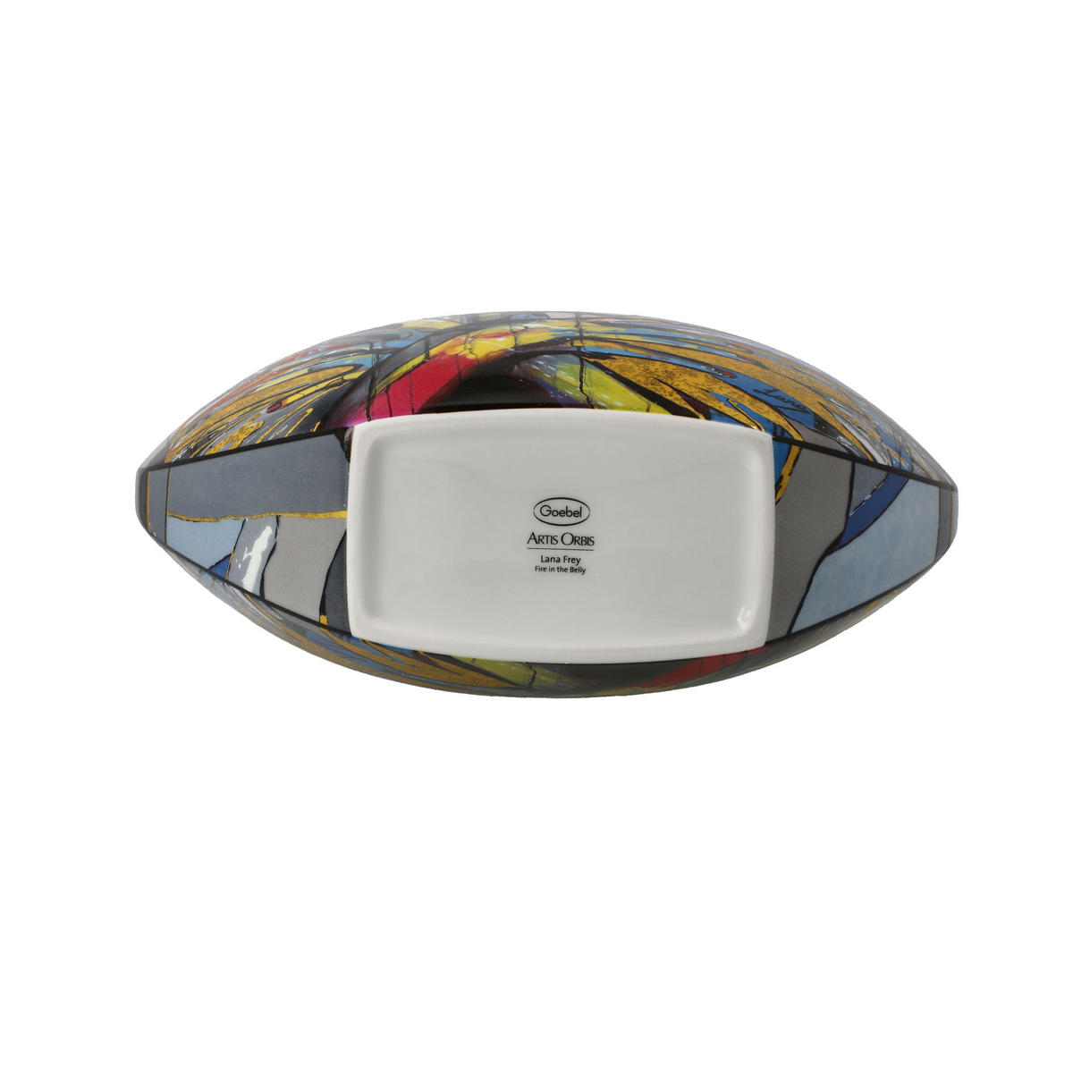 VASE Lana Frey - Fire in the Belly, Porzellan, Bunt, 21 cm - Multicolor, Keramik (21cm) - Goebel
