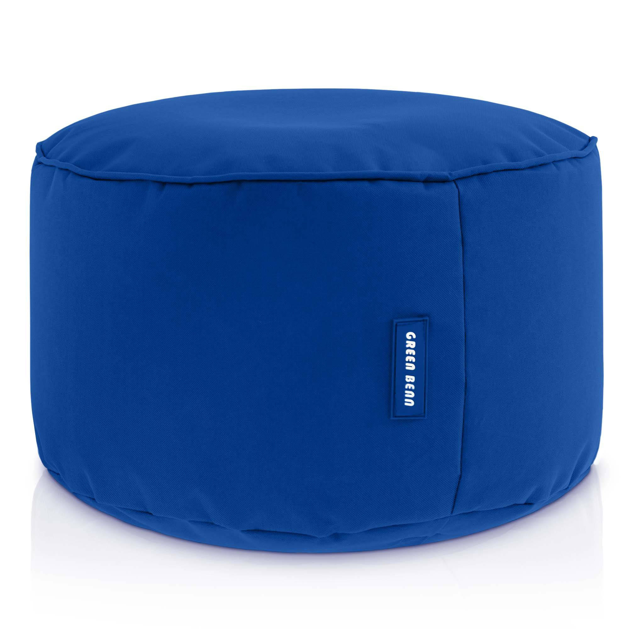 SITZSACK-HOCKER Pouf "Stay" 45x25cm - Dunkelblau, Textil (45/25/45cm) - Green Bean