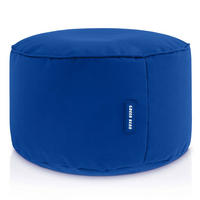 SITZSACK-HOCKER Pouf "Stay" 45x25cm - Dunkelblau, Textil (45/25/45cm) - Green Bean