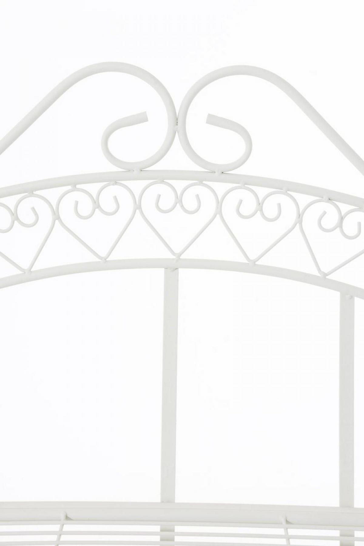 STANDREGAL Metall Weiß - Weiß, Metall (61/153/33cm) - CLP