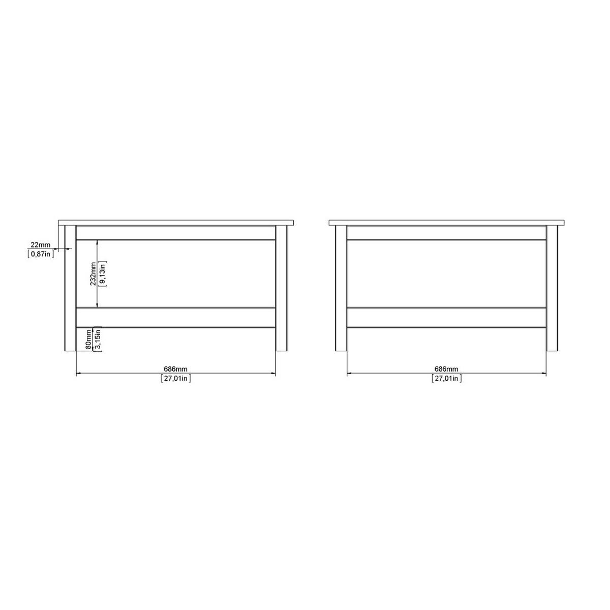 COUCHTISCH, Madrid, Weiß, Spanplatte foliert, 81 x 81 x 45 cm - Weiß, Holzwerkstoff (81/81/45cm) - ebuy24