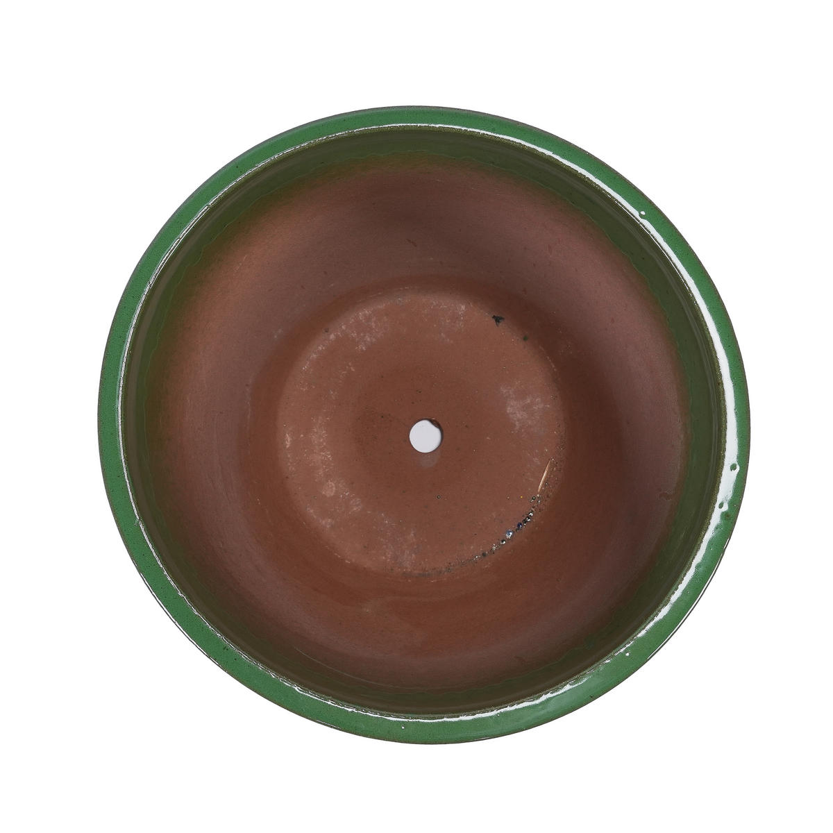 BLUMENTOPF Ø 38,1/30,5/22,9 cm Antik-Hellgrün (3 Stück) - Pastellgrün, Keramik (38/32cm) - Oxeza