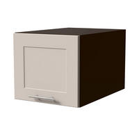 KÜCHENAUFSATZSCHRANK Oslo W6B/40 Lava Matt / Kaschmir Matt 40 / 59 / 36cm - Kaschmir/Dunkelgrau, Holz/Holzwerkstoff (40/36/59cm) - Feldmann-Wohnen