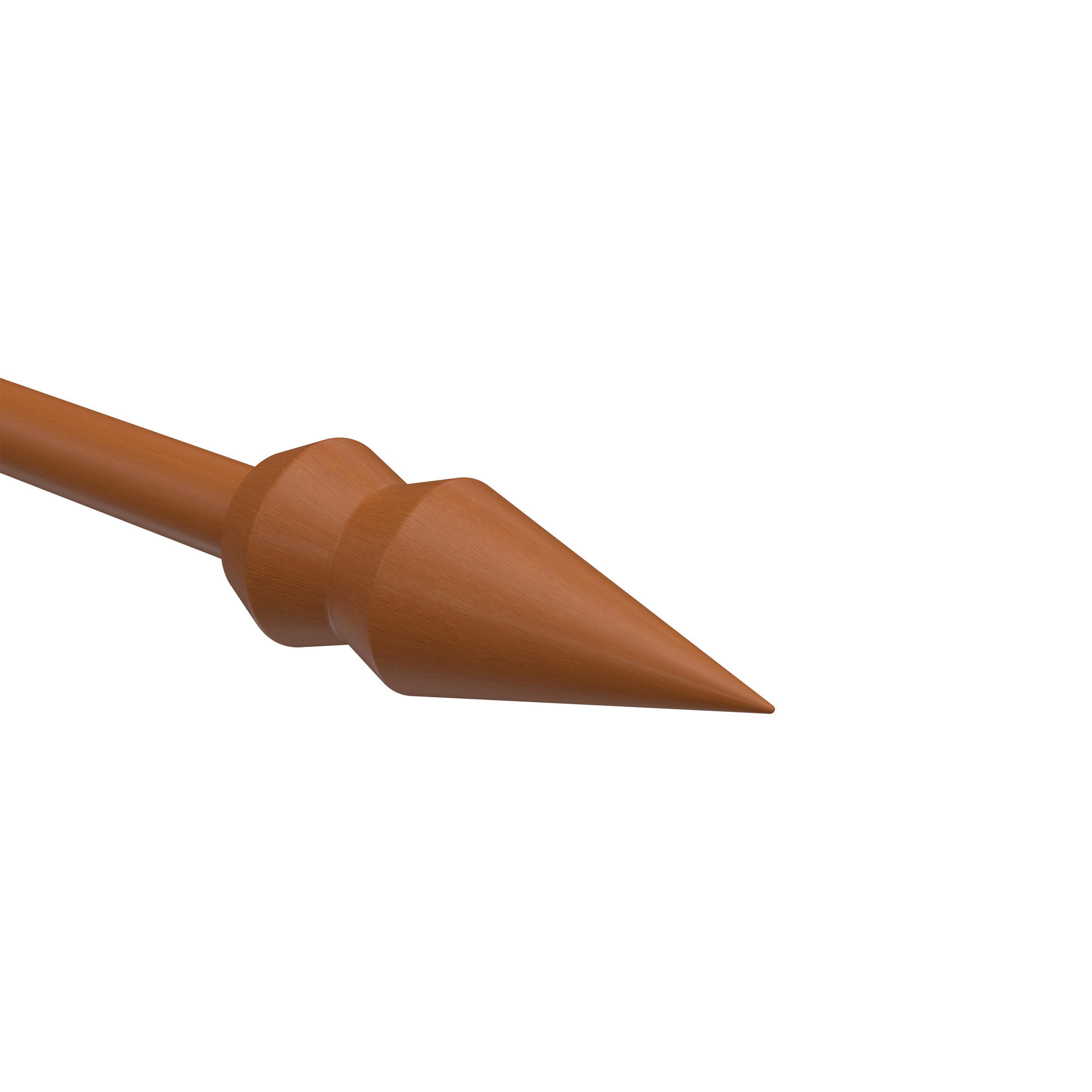 ENDSTÜCKE FÜR GARDINENSTANGEN 16 mm Ø, Doman Kirschbaum, Packung 2 Stück - Kirschbaumfarben, Holz (9/3/3cm) - INTERDECO