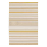 TEPPICH für Innen- und Außenbereich gestreift gelb - Gelb, Textil (160/230cm) - AFK Living