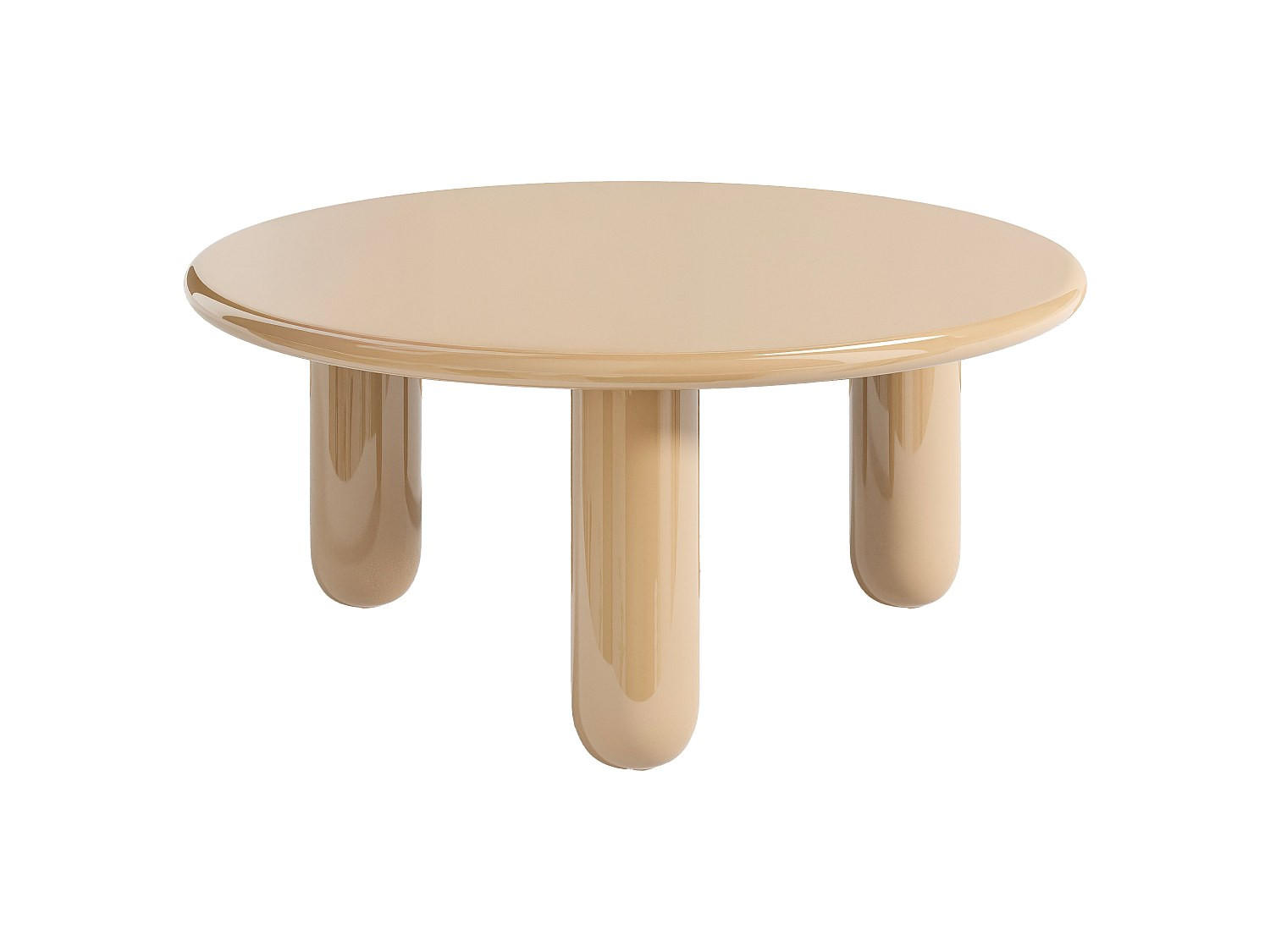 Vente-Unique Couchtisch Beige 90x40x90 cm