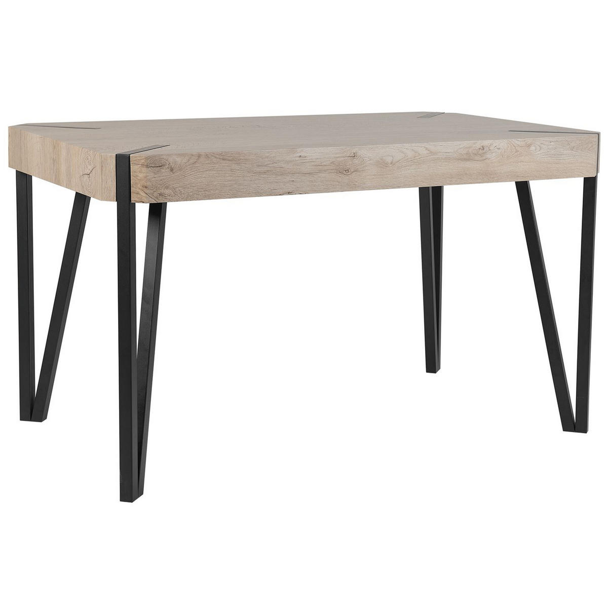 ESSTISCH 130/80/75 cm Rechteckig Cambell - Hellbraun, Holzwerkstoff (130/80/75cm) - Beliani