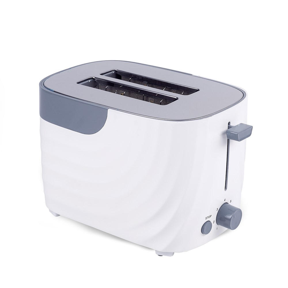 TOASTER Weiß 22/12.5/15.5 cm MR706WHITE - Weiß, Kunststoff (12.5/15.5/22cm) - Maestro 