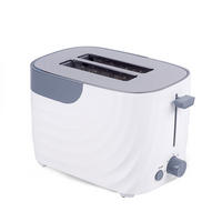 TOASTER Weiß 22/12.5/15.5 cm MR706WHITE - Weiß, Kunststoff (12.5/15.5/22cm) - Maestro 