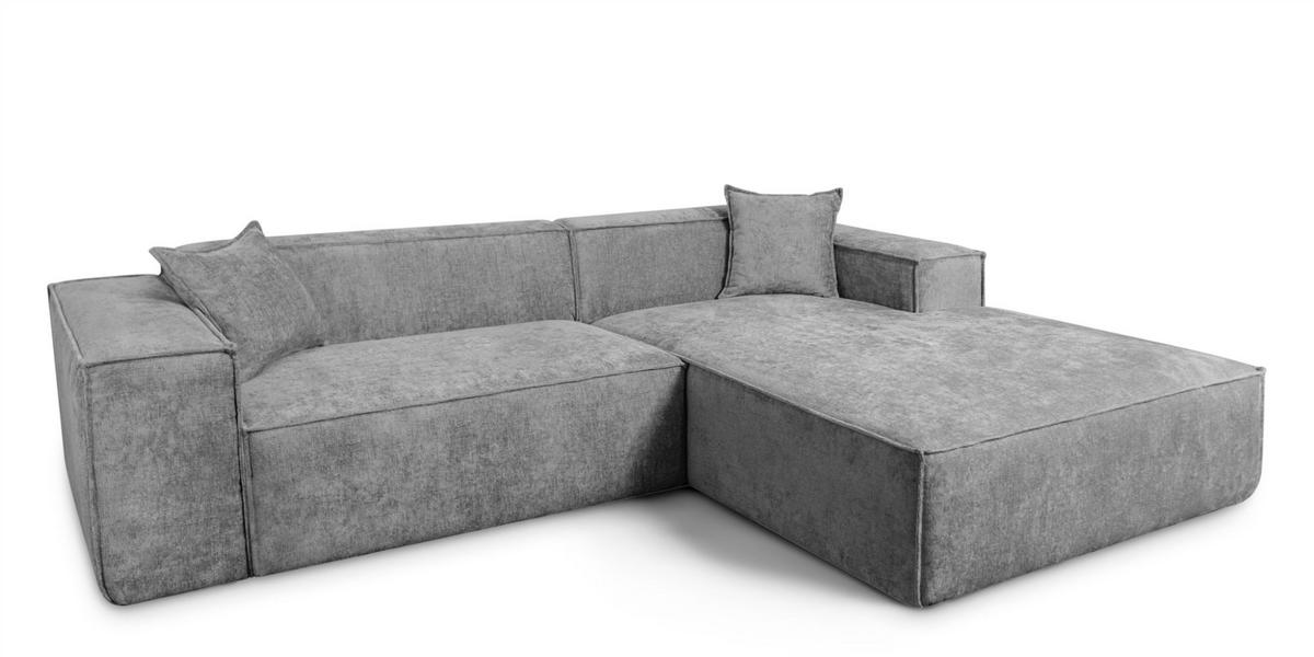 ECKSOFA Carlota - Creme, Holzwerkstoff/Textil (270/192cm) - Fun Möbel