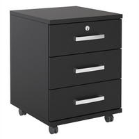 ROLLCONTAINER VANCOUVER - Schwarz, Holzwerkstoff (44/58/45cm) - CARO-Möbel
