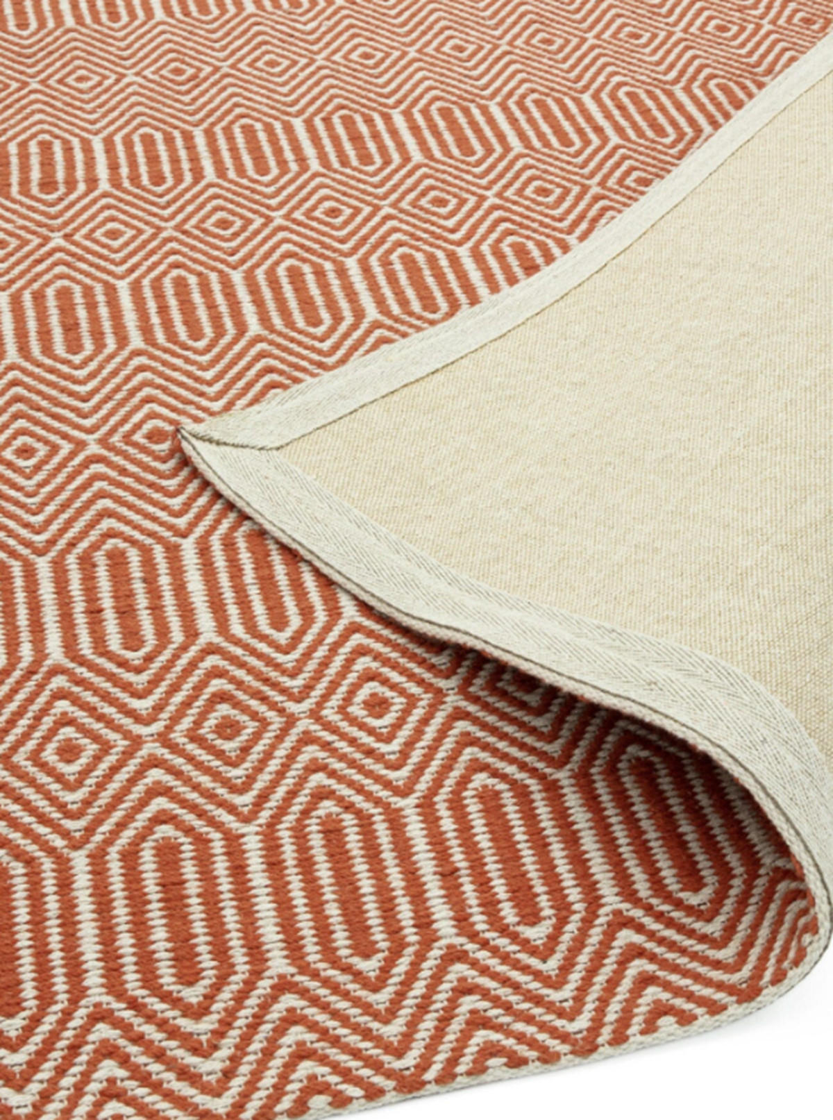 TEPPICH handgewebt Berber Wolle & Baumwolle SILWAN Orange 100 x 150 cm - Orange, Naturmaterialien (100/150cm) - Novatrend